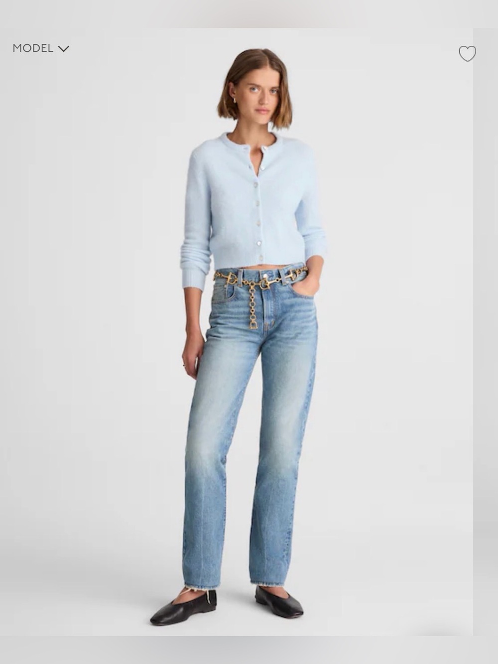 Alexa Chung for Madewell Franny Straight Jean in Oakwick Wash